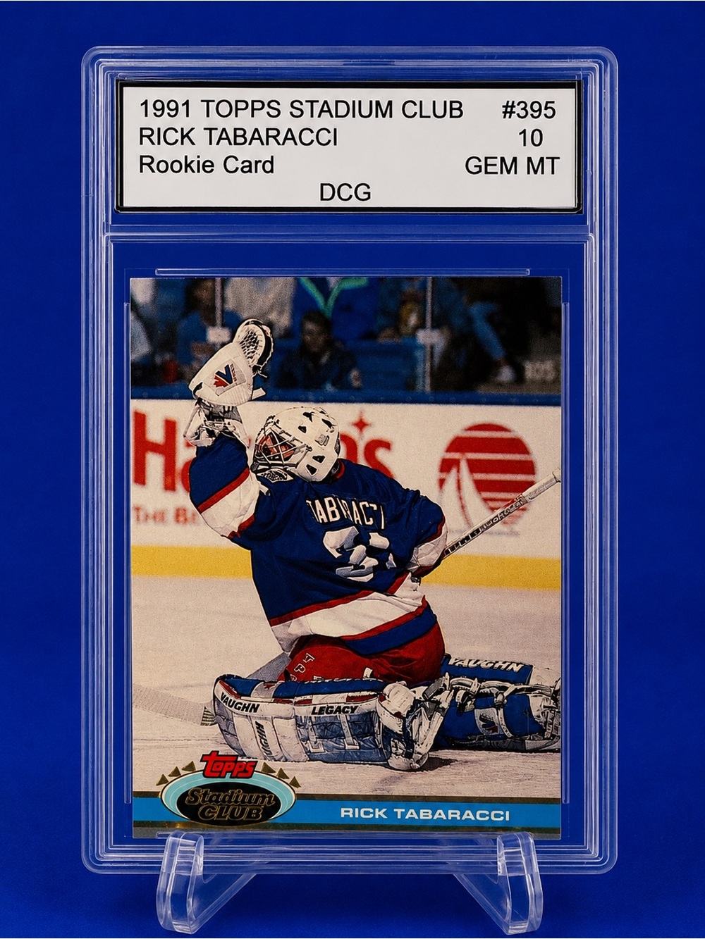 1991 Topps Rick Tabaracci Rookie Card Winnipeg Jets